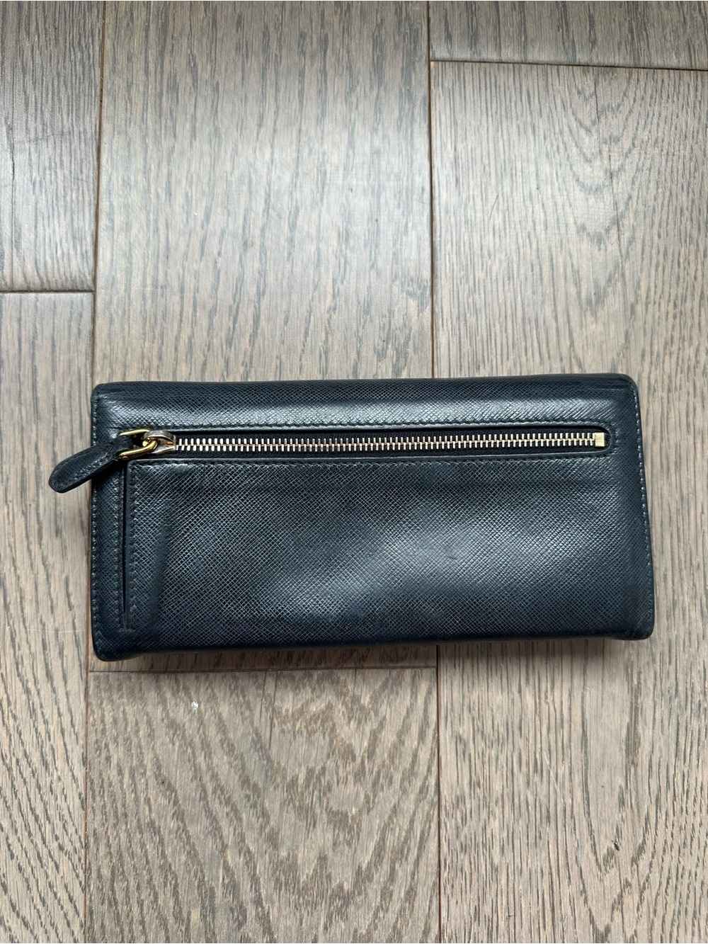 Authentic Prada Black Saffiano Leather Continental Wallet - Picture 2 of 6